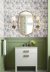 Ronald Redding Designs Canterbury Bells Neutrals Wallpaper