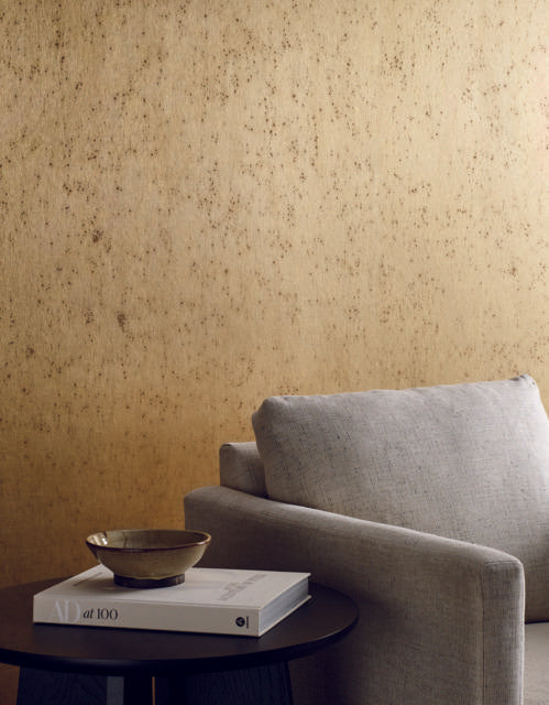 Ronald Redding Designs Burnished Patina Beige/Metallic Wallpaper