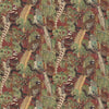Mulberry Game Birds Linen Red/Plum Fabric