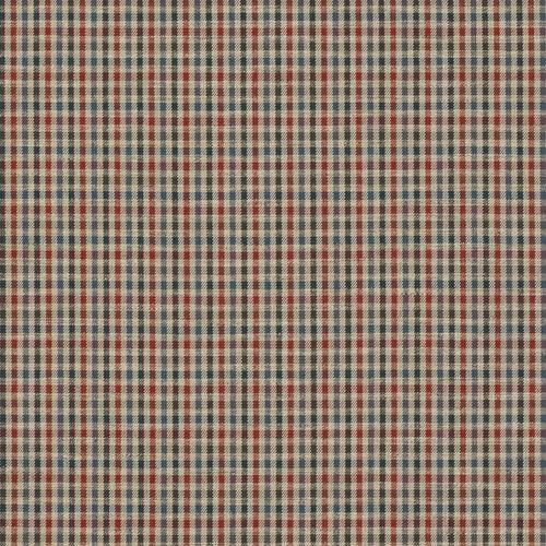 Mulberry BABINGTON CHECK RED/BLUE Fabric