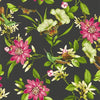 Clarke & Clarke Pink Lotus Wp Noir Wallpaper