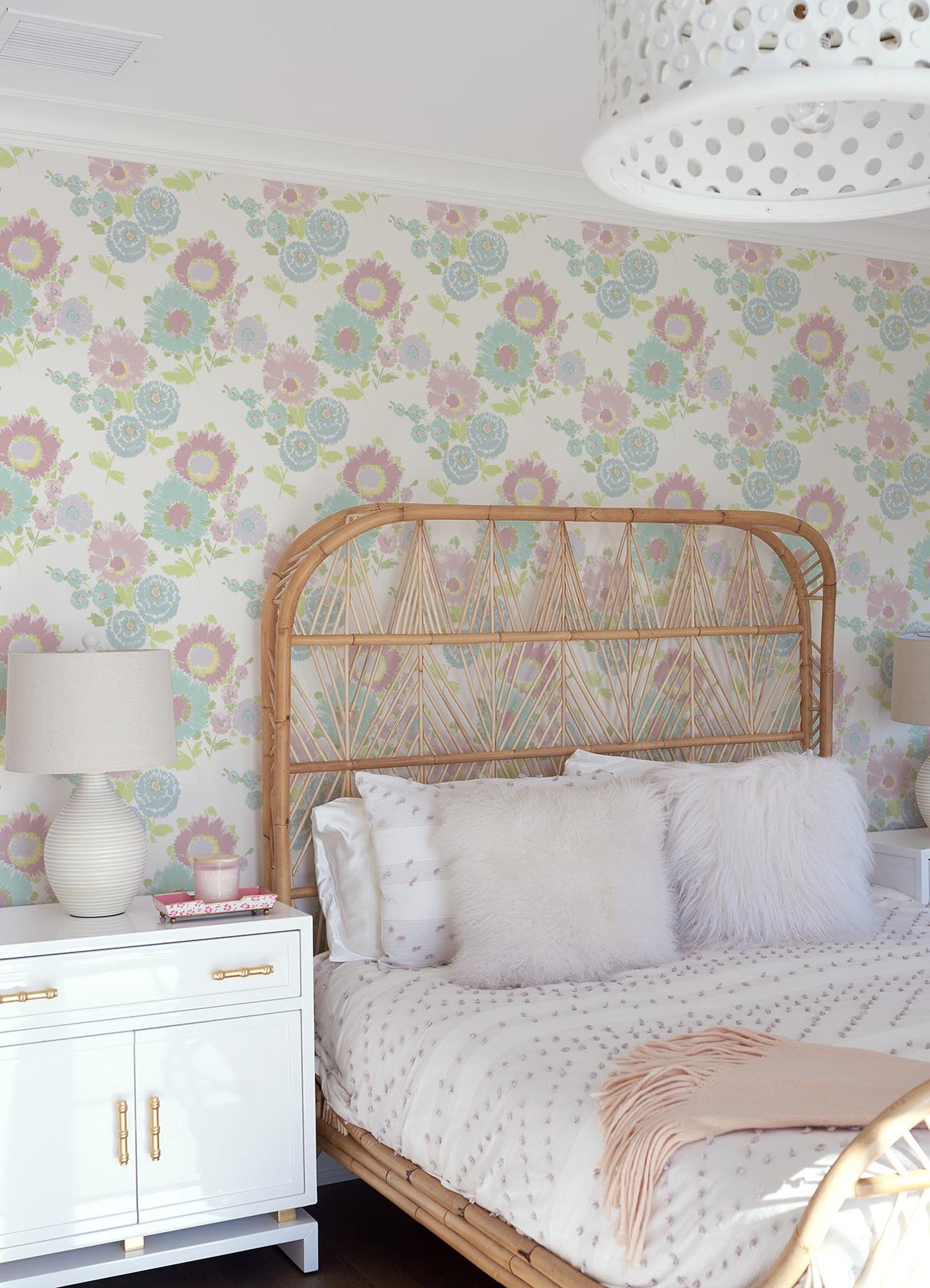 A-Street Prints Essie Pastel Painterly Floral Wallpaper