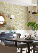 A-Street Prints Chilton Yellow Wildflowers Wallpaper