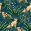 Brewster Home Fashions Ohpopsi Wild Animals Blue Wallpaper