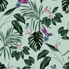 Brewster Home Fashions Clivia Mint Hummingbird Wallpaper