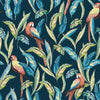 Brewster Home Fashions Timor Indigo Tropical Parrot Wallpaper