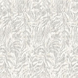 Brewster Home Fashions Ohpopsi Wild Zebra Print Light Grey Wallpaper