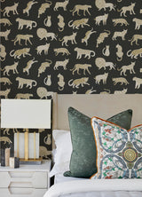 Brewster Home Fashions Leah Duncan Leah Duncan Nuwallpaper Novelty Black Wallpaper