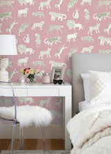 Brewster Home Fashions Leah Duncan Leah Duncan Nuwallpaper Novelty Pink Wallpaper