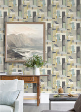 Brewster Home Fashions Ohpopsi Concept Abstract Neutral Wallpaper