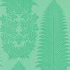 Zoffany Marsden`S Palm Damask Pale Poison Wallpaper
