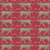 York Big Cat Walk Peel And Stick Red Wallpaper