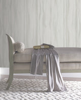 Candice Olson Fantasy Faux Bois White/Pearl Wallpaper