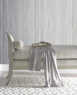 Candice Olson Fantasy Faux Bois Grey/White Wallpaper