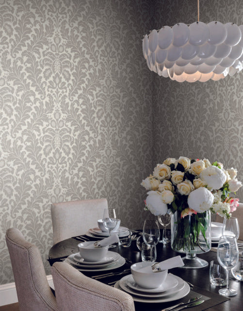 Candice Olson Modern Romance Grey Wallpaper
