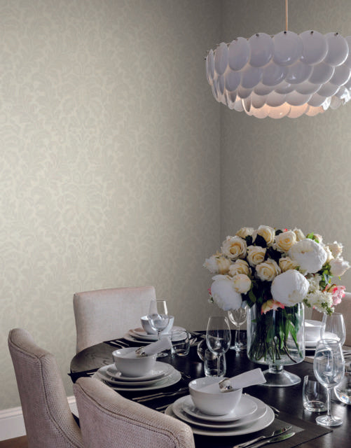 Candice Olson Modern Romance White Wallpaper