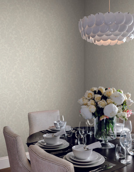 Candice Olson Modern Romance White Wallpaper