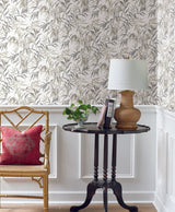 York Willow Grove Sand Beige/Grey Wallpaper