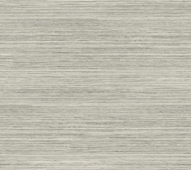 York Fountain Grass Onyx Grey Wallpaper