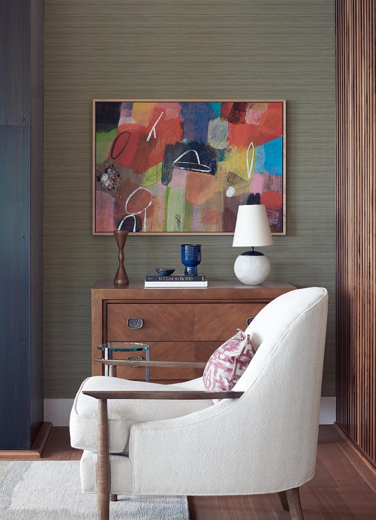 A-Street Prints Shantung Brown Silk Wallpaper