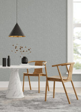 A-Street Prints Snuggle Grey Woven Texture Wallpaper