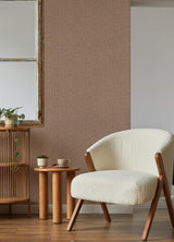 A-Street Prints Snuggle Coral Woven Texture Wallpaper