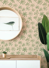 Brewster Home Fashions Alja Horvat Alja Horvat Nuwallpaper Flowers Blush And Sage Wallpaper