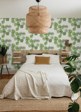 A-Street Prints Aida Green Potted Plant Wallpaper