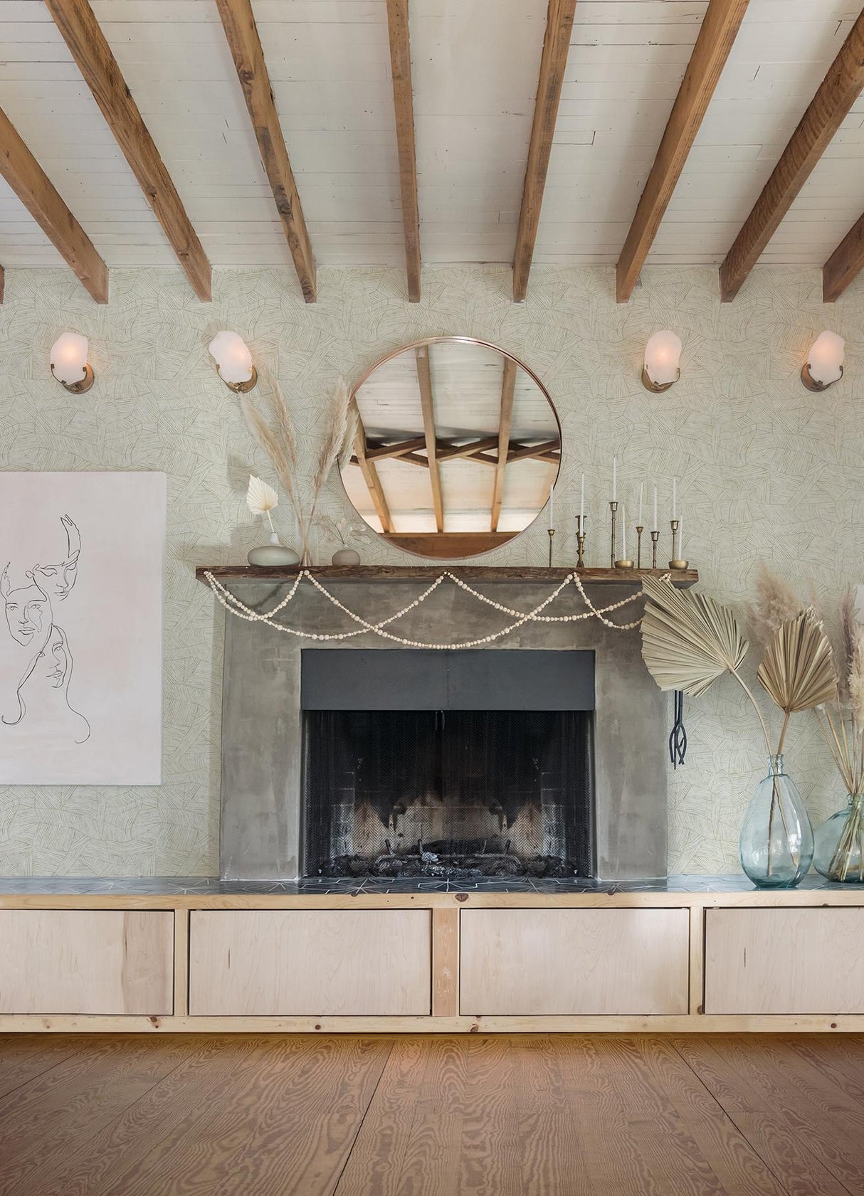 A-Street Prints Seychelles Geometrics Taupe Wallpaper