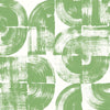 A-Street Prints Giulietta Green Painterly Geometric Wallpaper