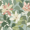 A-Street Prints Koko Green Floral Wallpaper