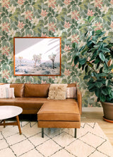 A-Street Prints Koko Green Floral Wallpaper
