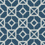 A-Street Prints Livia Dark Blue Trellis Wallpaper