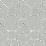 A-Street Prints Livia Grey Trellis Wallpaper