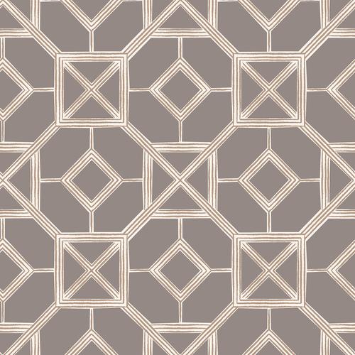 A-Street Prints Livia Mauve Trellis Wallpaper