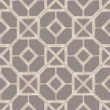 A-Street Prints Livia Mauve Trellis Wallpaper