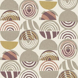 A-Street Prints Mahe Plum Mod Geometric Wallpaper