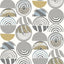 A-Street Prints Mahe Grey Mod Geometric Wallpaper