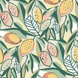 A-Street Prints Seychelles Botanical Peach Wallpaper