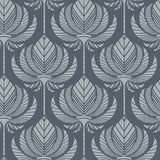 A-Street Prints Seychelles Botanical Navy Wallpaper