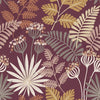 A-Street Prints Praslin Merlot Botanical Wallpaper