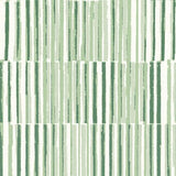 A-Street Prints Sabah Green Stripe Wallpaper