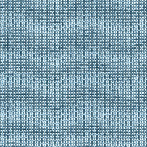 A-Street Prints Zia Blue Basketweave Wallpaper
