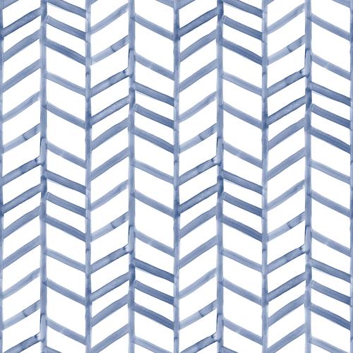 Brewster Home Fashions Chesapeake Thoreau Geometrics Navy Wallpaper