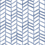 Brewster Home Fashions Chesapeake Thoreau Geometrics Navy Wallpaper