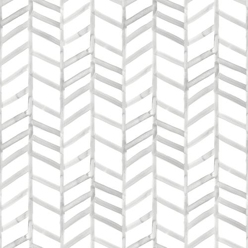 Brewster Home Fashions Chesapeake Thoreau Geometrics Grey Wallpaper