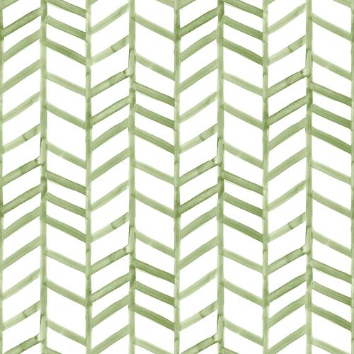 Brewster Home Fashions Chesapeake Thoreau Geometrics Green Wallpaper