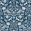 Brewster Home Fashions Chesapeake Thoreau Damask Navy Wallpaper