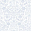 Brewster Home Fashions Chesapeake Thoreau Damask Light Blue Wallpaper