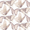 Brewster Home Fashions Janetta Blush Butterfly Wallpaper